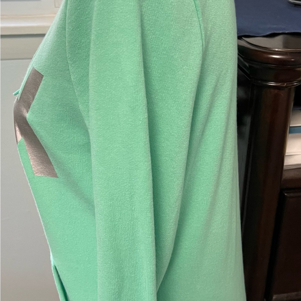 Like New Pink Victoria’s Secret Full Zip Hooded Sweatshirt - Picture 6 of 8